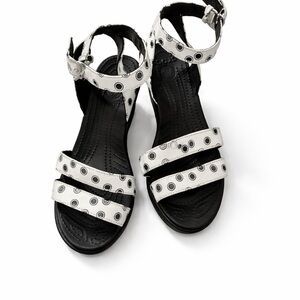 Crooks & Castles Black and White Sandals